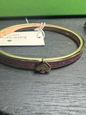 Kate spade ♠️ bangle bracelet gold sparkles New!